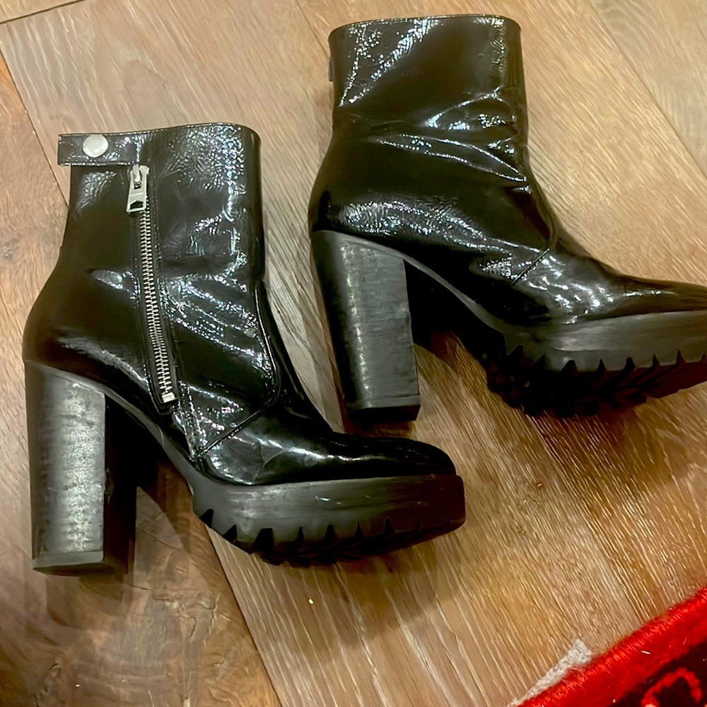 All Saints Patent Leather boots